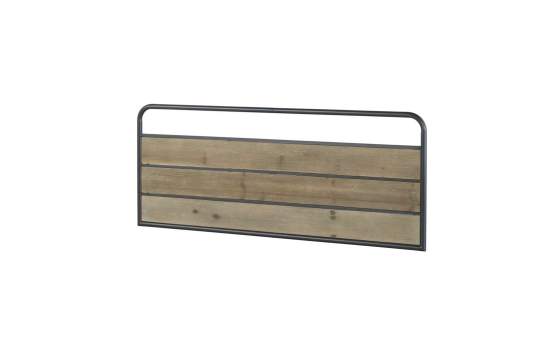 Cabecero Cama 135 Industrial Madera Metal Serie Baillet