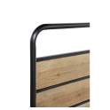 Cabecero Cama 135 Industrial Madera Metal Serie Baillet
