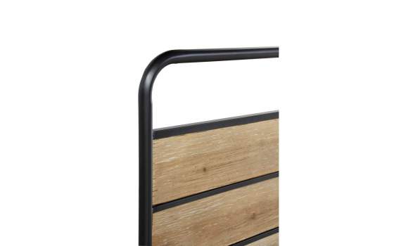 Cabecero Cama 135 Industrial Madera Metal Serie Baillet