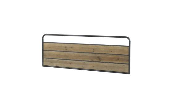 Cabecero Cama 150 Industrial Madera Metal Serie Baillet