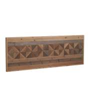 Cabecero Cama de 150 en Tablas Recicladas Serie Aerts