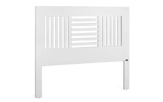 Cabecero Cama de 150 Matrimonio en Blanco Serie Everest