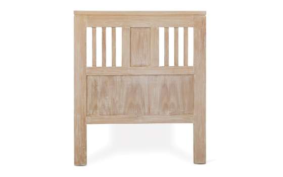 Cabecero Cama de 90 Barras en Blanco Decapado Serie Elisean