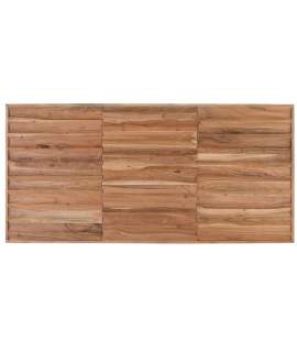 Cabecero Colchon 150  Madera de Acacia Ondulada Alicock