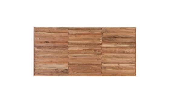 Cabecero Colchon 150  Madera de Acacia Ondulada Alicock