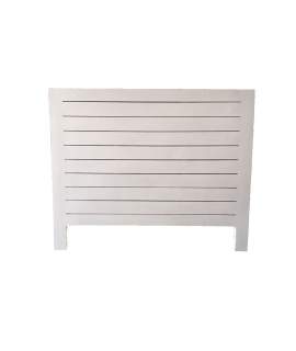 Cabecero Colchon de 150 Reversible Blanco Bicolor Calcuta