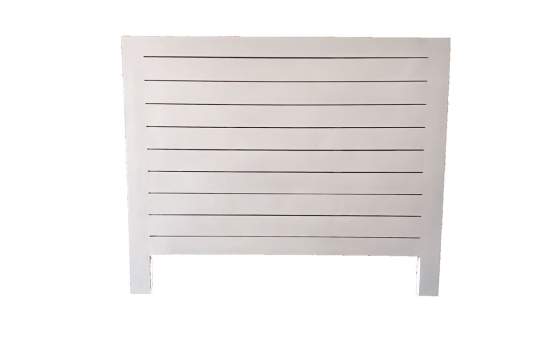 Cabecero Colchon de 150 Reversible Blanco Bicolor Calcuta