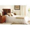 Cabecero Colonial Clasico Matrimonio Madera Piel Serie Amtriain