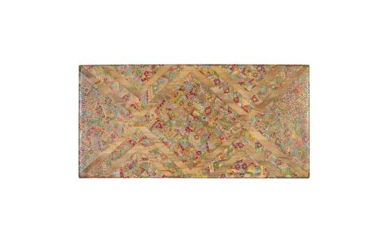 Cabecero de 150 Oriental con Incrustaciones de Colores Aguray