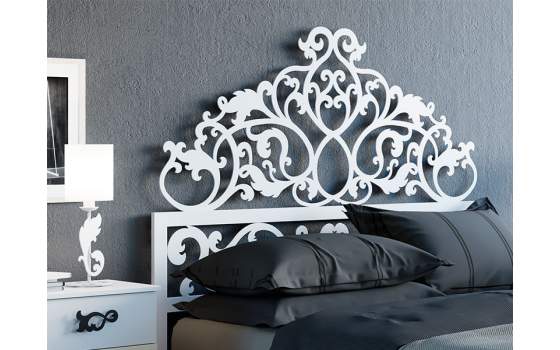 Cabecero de Forja Diseño Actual Con Patas Serie Dayra