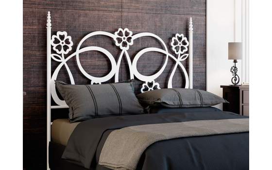 Cabecero de Forja Diseño Actual Con Postes Serie Galatea