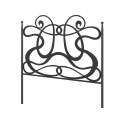 Cabecero de Forja Diseño Actual Con Postes Serie Raissa