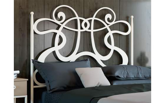 Cabecero de Forja Diseño Actual Con Postes Serie Raissa