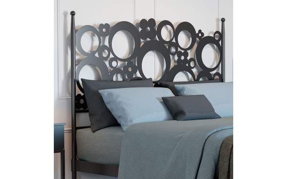 Cabecero Dormitorio Acero Estilo Moderno Con Postes Lina Cabecero Dormitorio Acero Estilo Moderno Con Postes Lina