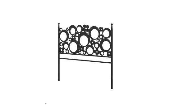 Cabecero Dormitorio Acero Estilo Moderno Con Postes Lina Cabecero Dormitorio Acero Estilo Moderno Con Postes Lina