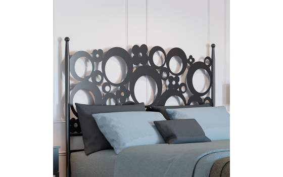Cabecero Dormitorio Acero Estilo Moderno Con Postes Lina Cabecero Dormitorio Acero Estilo Moderno Con Postes Lina