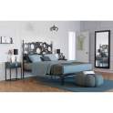 Cabecero Dormitorio Acero Estilo Moderno Con Postes Lina Cabecero Dormitorio Acero Estilo Moderno Con Postes Lina