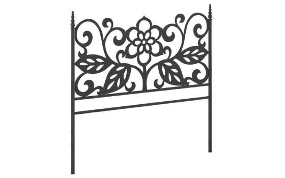 Cabecero Forja Diseño Actual Colchones de 90 a 200 cm Isis