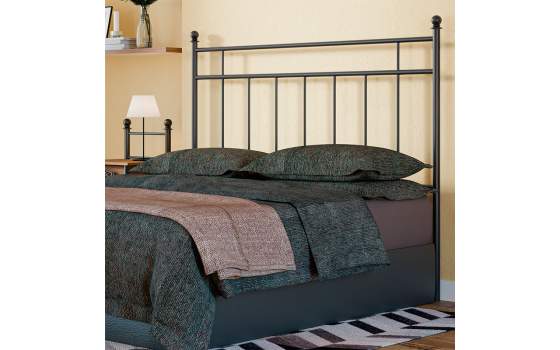 Cabecero Forja Sencillo Moderno Con Postes Serie Eva