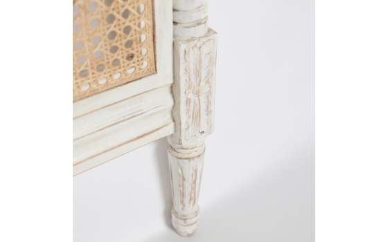 Cabecero Grande Vintage Clasico Blanco Decape Serie Piseka