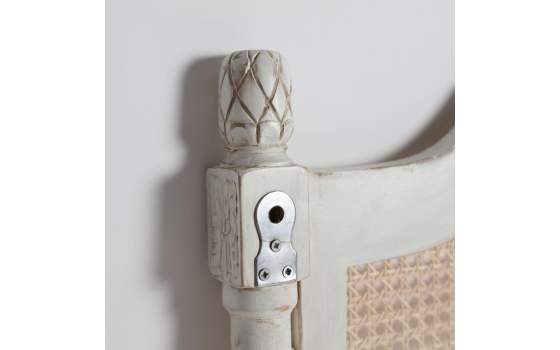 Cabecero Grande Vintage Clasico Blanco Decape Serie Piseka