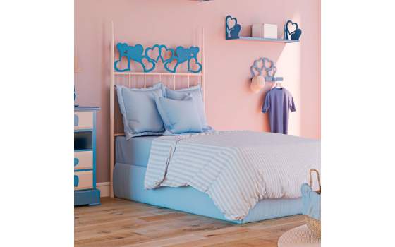 Cabecero Juvenil Forja Colchones de 90 a 200 cm Serie Cuore