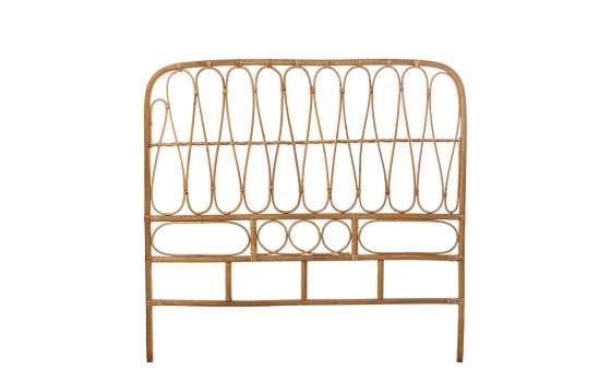 Cabecero Juvenil Rattan natural Colchón de 90 Abric