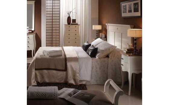 Cabecero Clasico Blanco 2 Tamaños Estilo Vintage Paris Monaco