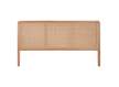 Cabecero Madera y Rejilla Junco Para Colchon de 135 cm Talian