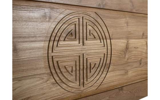 Cabecero Matrimonio Estilo Rustico Tallado Actual Aness