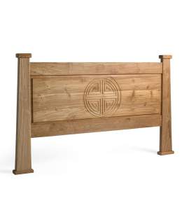 Cabecero Matrimonio Estilo Rustico Tallado Actual Aness