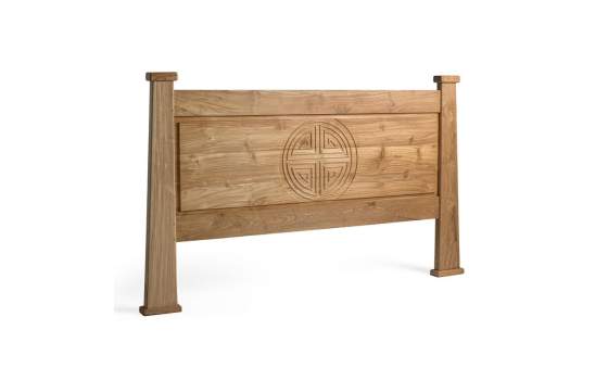 Cabecero Matrimonio Estilo Rustico Tallado Actual Aness