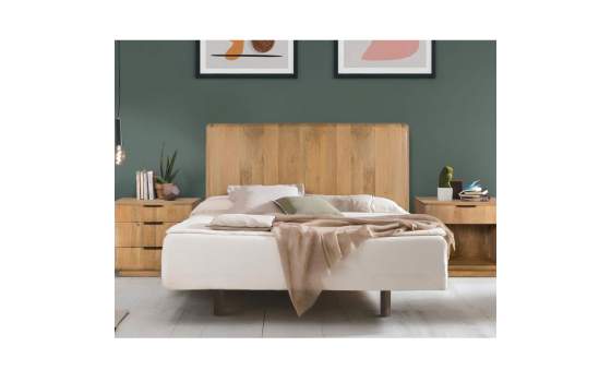 Cabecero Matrimonio  Madera Mango Serie Adyer