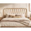 Cabecero Matrimonio Rattan Natural Serie Surat