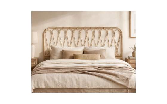 Cabecero Matrimonio Rattan Natural Serie Surat