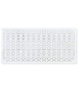 Cabecero Matrimonio Tallado Formato Mandala Blanco Serie Airats