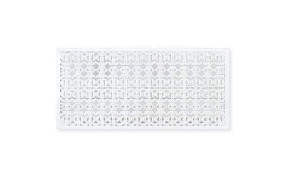 Cabecero Matrimonio Tallado Formato Mandala Blanco Serie Airats