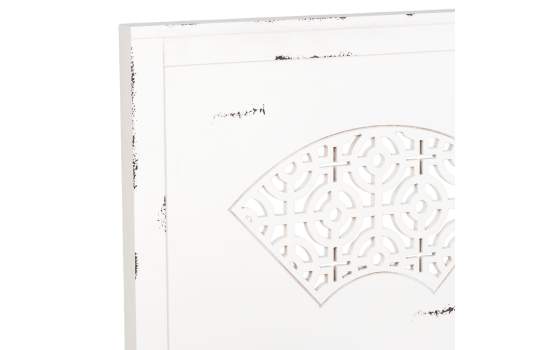 Cabecero Oriental Blanco Desgastada Cama 135 Makalu