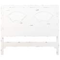 Cabecero Oriental Blanco Desgastada Cama 135 Makalu