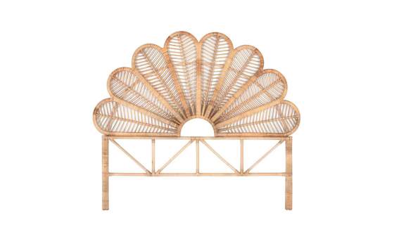 Cabecero Ratan Mimbre Estrella Para Colchón de 160 cm Talian Cabecero Ratan Mimbre Estrella Para Colchón de 160 cm Talian