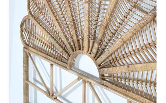 Cabecero Ratan Mimbre Estrella Para Colchón de 160 cm Talian Cabecero Ratan Mimbre Estrella Para Colchón de 160 cm Talian