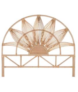 Cabecero Ratan Natural Cama de 150 cm Serie Surat