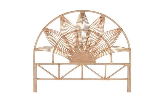 Cabecero Ratan Natural Cama de 150 cm Serie Surat