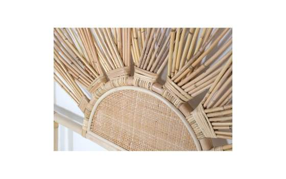 Cabecero Ratan Natural Cama de 150 cm Serie Surat