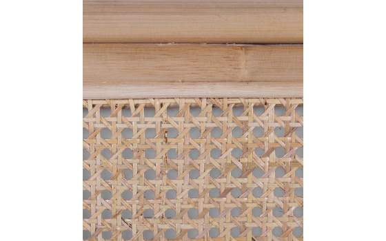 Cabecero Ratan y Rejilla Para Colgar Colchon 150 Serie Balean