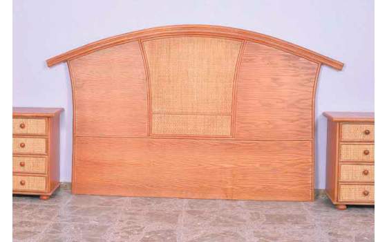 Cabecero Rattan Madera 2 Tamaños en Colores Serie Atarda Cabecero Rattan Madera 2 Tamaños en Colores Serie Atarda