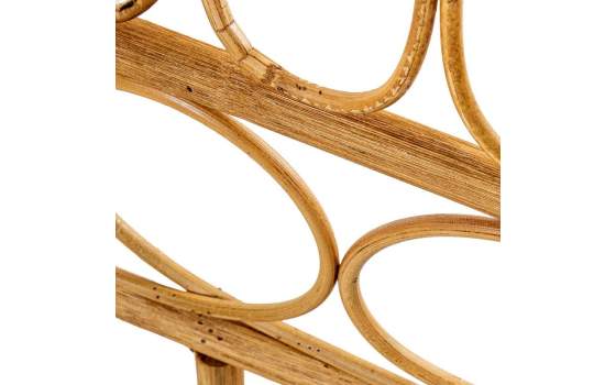 Cabecero Rattan Natural Colchon de 150 Serie Abric