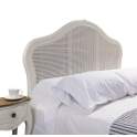 Cabecero Rejilla Blanco Cama de Matrimonio Estilo Vintage Paris