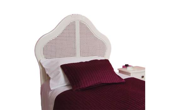 Cabecero Rejilla Blanco Cama Juvenil Estilo Vintage Paris