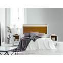 Cabecero Rombo Actual Madera Bicolor Serie Dormitorio Praga